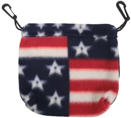 Sleeping Pouch for Sugar Gliders and Other Small Pets (Multiple Styles Available) (Stars& Stripes)