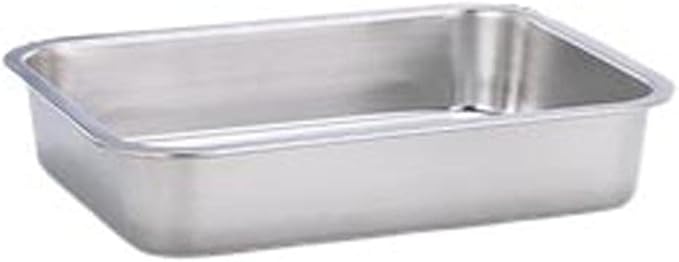Stainless Steel Rectangle Sheet Pan 14"x10"x2.75" Bakeware, Cake Pan Tray for Cake, Cookie (S (14"x10"), 2.75" Deep)