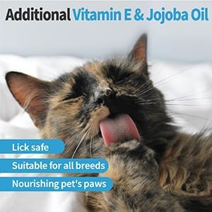 Mooncat Cat Paw Balm โ Cat-Specific Paw & Nose Moisturizer for Dry Cracked Pads, Fast Absorbing Lick Safe Natural Botanical Care, Non Greasy Fragrance Free Protection & Repair - 2oz (60ml)