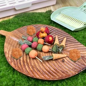 Rabbit Litter Box for Cage with Grate, Large Rabbit Litter Pan for Bunny, Ferret, Guinea Pig, Chinchilla, Easy Clean Small Animal Potty Tray for Toilet Training (Cream)