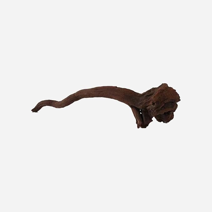 Natural Driftwood for Aquarium Decor, L16.14×W4.33×H4.33 Inches Large Drift Wood Decorations for Reptile Hide, Fish Tank, Optional Shapes