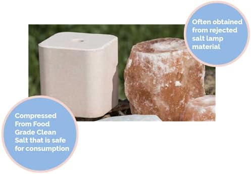 Himalayan Secretsยฎ 22LB (10KG) Compressed Pink Himalayan Salt Lick | for Livestock and Wildlife Animals | 100% Pure & Natural Feed Salt Block | Natural Minerals and Trace Elements
