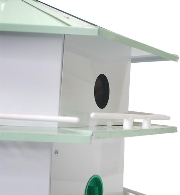 Heath 12-Room Deluxe Purple Martin House with Decoys – Durable Aluminum, Spacious Nesting, Easy Mounting