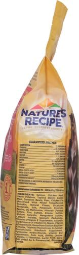 Nature′s Recipe Grain Free Salmon, Sweet Potato & Pumpkin Recipe Dry Dog Food, 4 lb. Bag (Pack of 2)