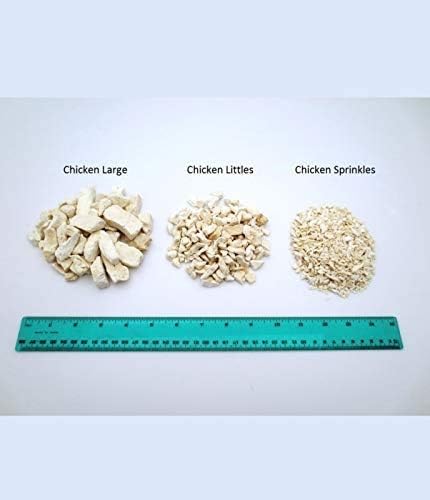 LIFE ESSENTIALS BY CAT-MAN-DOO All Natural Freeze Dried Chicken Crushed Sprinkles Powder for Dogs & Cats No Preservatives, or Additives - No Grain Tasty Treat -Made in USA (6 Pack of 5oz Bags)