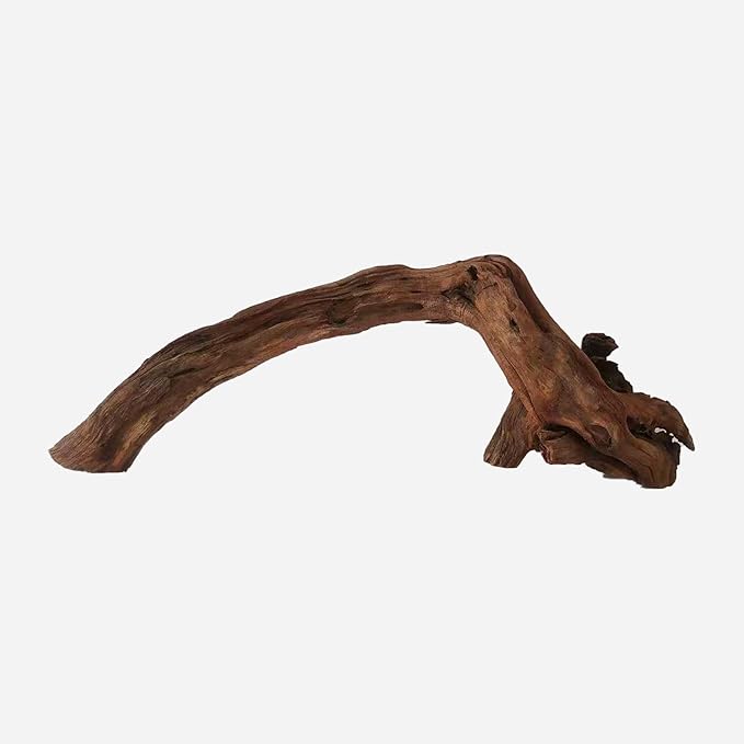 Natural Driftwood for Aquarium Decor, L29.53×W7.87×H10.63 Inches Large Drift Wood Decorations for Reptile Hide, Fish Tank, Optional Shapes