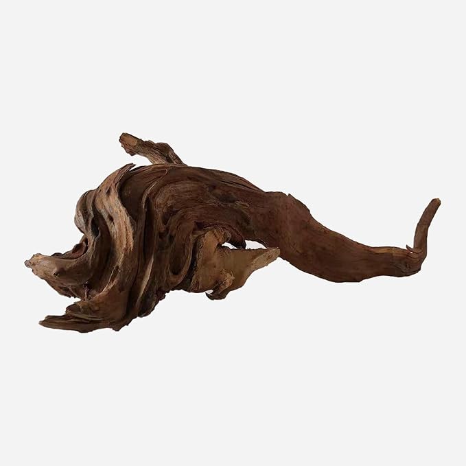 Natural Driftwood for Aquarium Decor, L23.62×W8.66×H7.09 Inches Large Drift Wood Decorations for Reptile Hide, Fish Tank, Optional Shapes