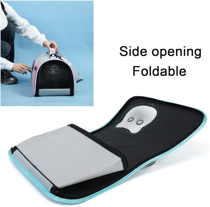 Cat Bag for Going Out, 17 * 10inch Portable Tote Hundred Pet Bag, Large Capacity Shoulder Slanting Cross Cat Dog Bag