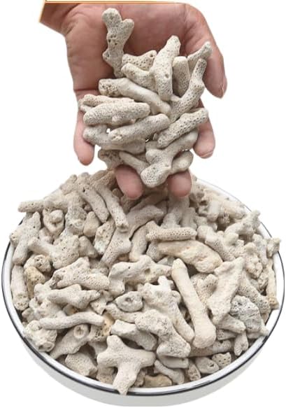 Carefully Selected Crushed Coral for Freshwater Aquarium Crushed Coral for Aquarium gh Crushed Coral to Raise ph in Freshwater Fish Tank Filter Media (500g)