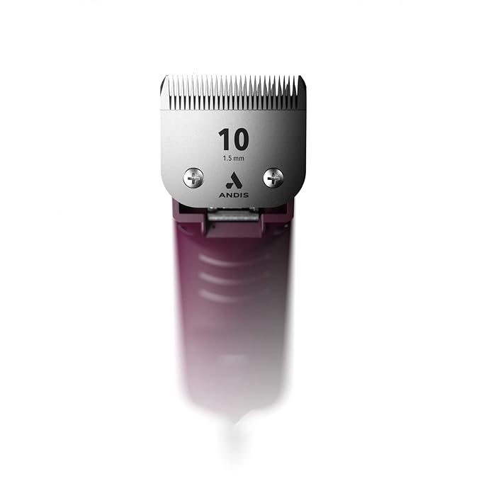 Andis Professional UltraEdge Super 2-Speed Detachable Blade Dog/Pet Clipper, Rotary Motor with Shatter-Proof Housing, Runs Calm & Silent, 14-Inch Cord, for All Dog Coats & Breeds, 120 Volts, Burgundy
