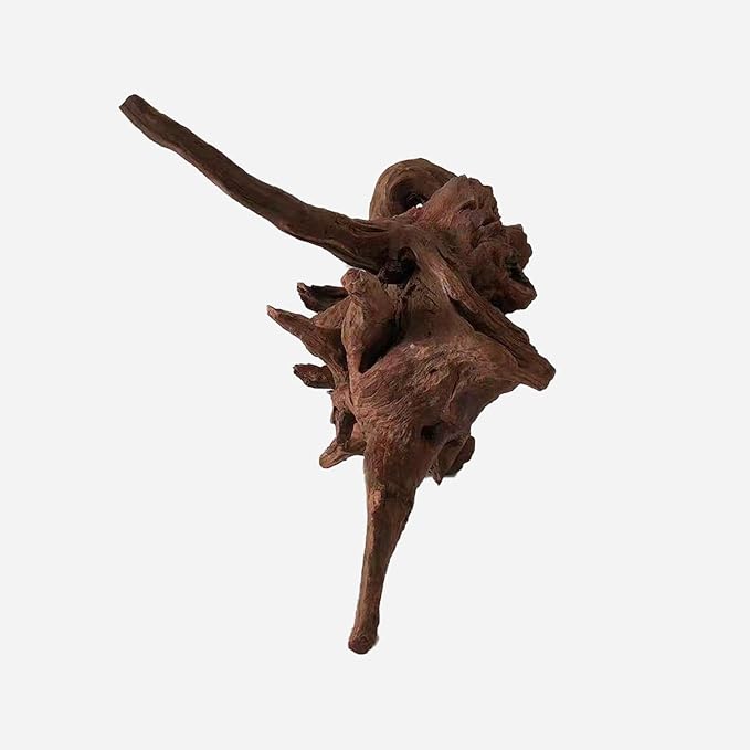 Natural Driftwood for Aquarium Decor, L14.96×W9.06×H10.63 Inches Large Drift Wood Decorations for Reptile Hide, Fish Tank, Optional Shapes