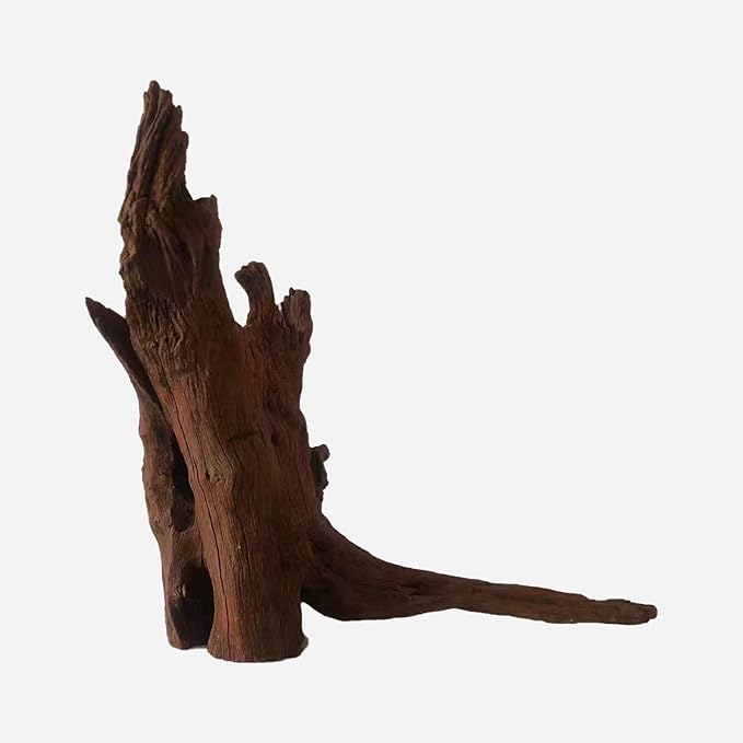 Natural Driftwood for Aquarium Decor, L14.57×W7.09×H13.78 Inches Large Drift Wood Decorations for Reptile Hide, Fish Tank, Optional Shapes