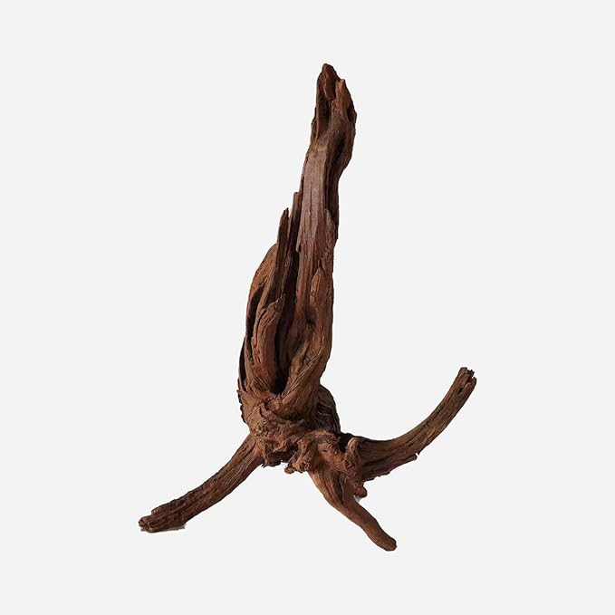 Natural Driftwood for Aquarium Decor, L16.14×W9.84×H19.29 Inches Large Drift Wood Decorations for Reptile Hide, Fish Tank, Optional Shapes