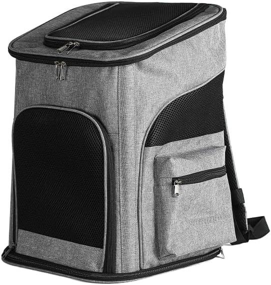 LUNATAIL Pet Carrier Backpack with Steel Frame — Privacy-Focused Travel Bag for Pets