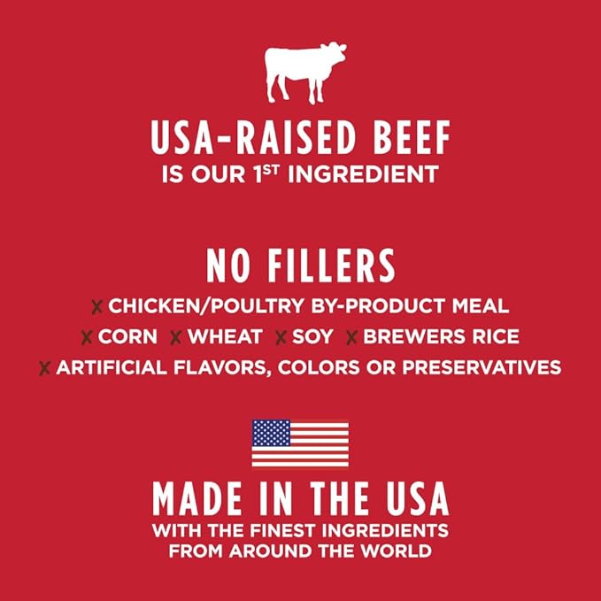 Instinct Be Natural, Natural Dry Dog Food, Raw Coated Kibble - Real Beef & Barley, 25 lb. Bag