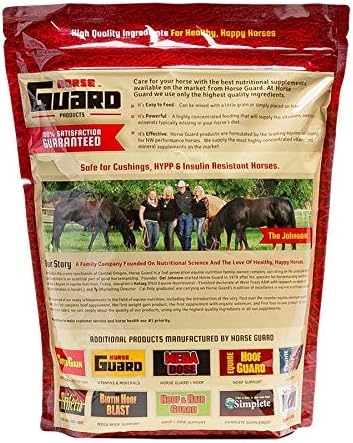 Mega Dose 10 lb, Equine Vitamin Mineral with a Full Serving of Horse Guard Supplement & Hoof Guard