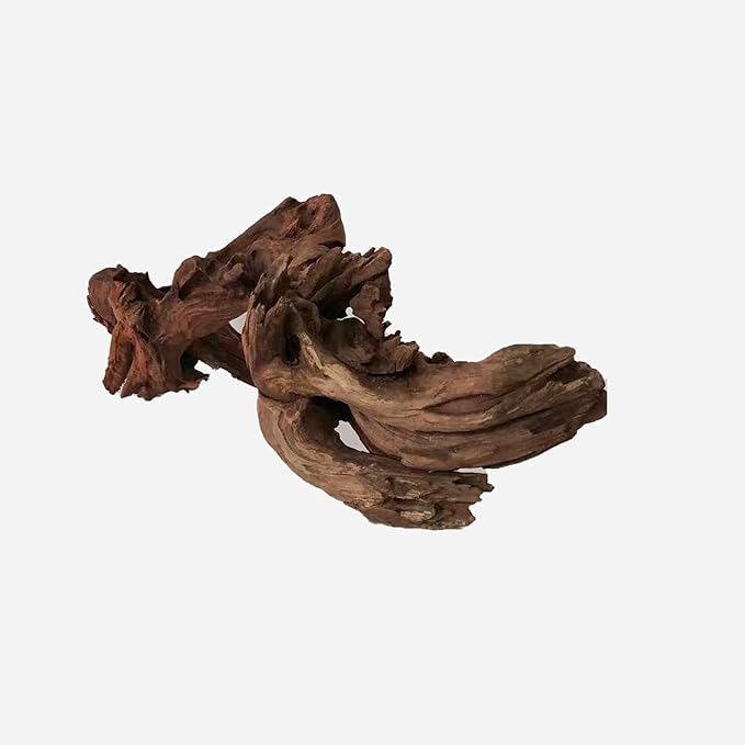 Natural Driftwood for Aquarium Decor, L20.87×W7.09×H6.69 Inches Large Drift Wood Decorations for Reptile Hide, Fish Tank, Optional Shapes