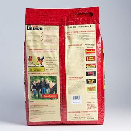Mega Dose 40 lb, Equine Vitamin Mineral with a Full Serving of Horse Guard Supplement & Hoof Guard