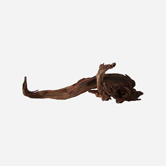 Natural Driftwood for Aquarium Decor, L23.62×W8.66×H7.09 Inches Large Drift Wood Decorations for Reptile Hide, Fish Tank, Optional Shapes