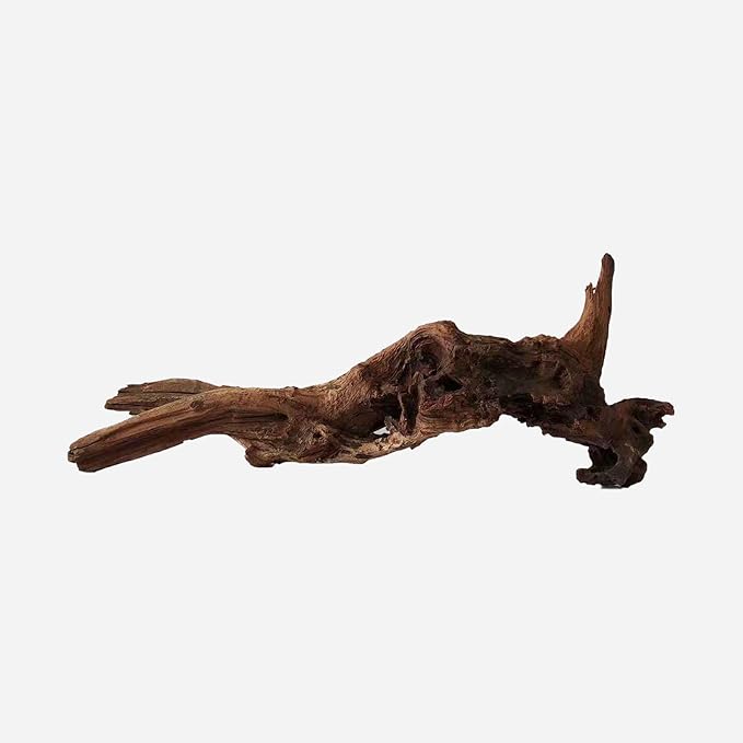 Natural Driftwood for Aquarium Decor, L21.65×W6.3×H8.66 Inches Large Drift Wood Decorations for Reptile Hide, Fish Tank, Optional Shapes