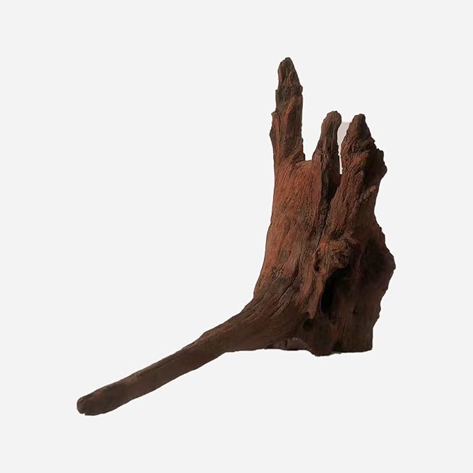 Natural Driftwood for Aquarium Decor, L14.57×W7.09×H13.78 Inches Large Drift Wood Decorations for Reptile Hide, Fish Tank, Optional Shapes