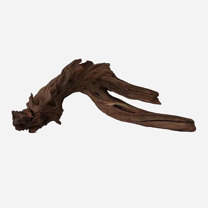 Natural Driftwood for Aquarium Decor, L20.47×W5.91×H7.87 Inches Large Drift Wood Decorations for Reptile Hide, Fish Tank, Optional Shapes