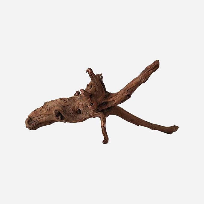 Natural Driftwood for Aquarium Decor, L19.69×W9.06×H8.27 Inches Large Drift Wood Decorations for Reptile Hide, Fish Tank, Optional Shapes