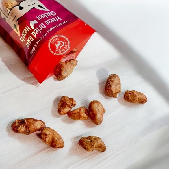 Chicken Heart Treats, 2.5 Ounce Pack
