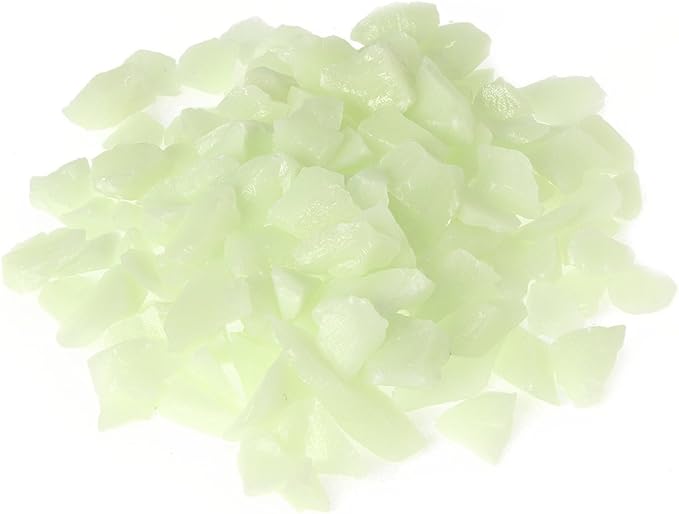 Shiny Stone Glow in The Dark Gravel Stones Rocks, Aquarium Gravel, Glow Rocks Stones,Decorative Rocks for Fish Tank Aquarium Garden Planter Landscape Decoration,280g/10oz (8-15mm, Yellow Green)
