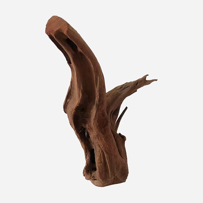 Natural Driftwood for Aquarium Decor, L24.02×W5.51×H16.14 Inches Large Drift Wood Decorations for Reptile Hide, Fish Tank, Optional Shapes