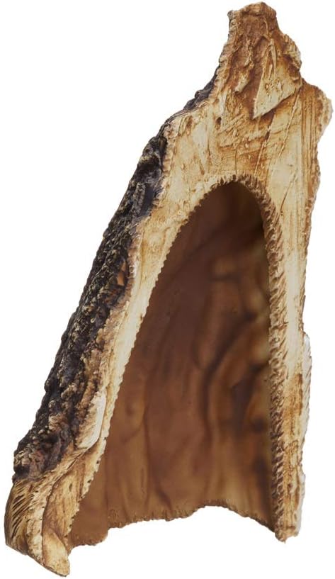 Plecoceramics Aquarium Cave - Ceramic Betta Fish Tank Decor - Natural Aquarium Decor - Large Reptile Hide - Fish cave Hideout - Snake Hide - Cave for Cichlids and plecos (Cave)