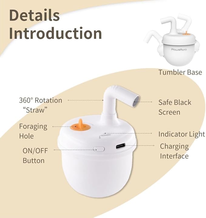 Cat Laser Toy,Cat Laser Toy Automatic Rechargeability,360° Rotation Out of Real Randomized Trajectory Motion,3 Modes Interactive for Cats for Bored Indoor Adult Cat Kittens (White)