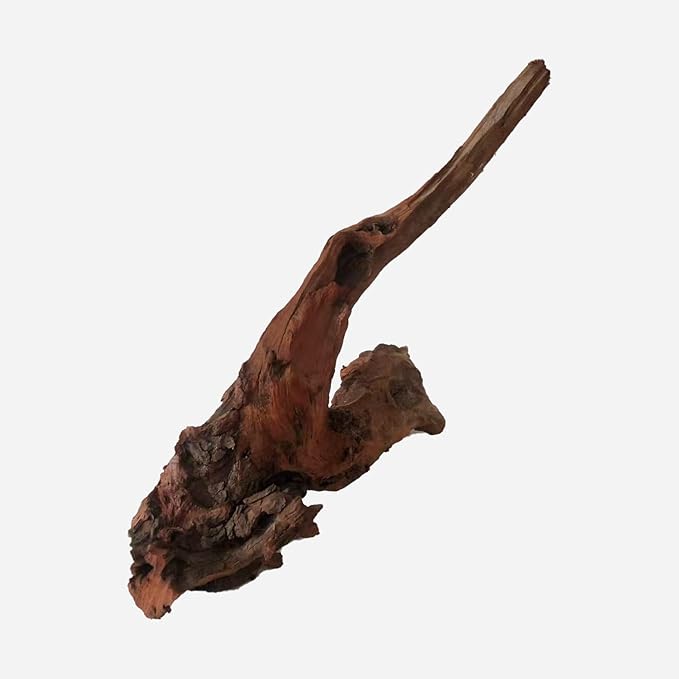 Natural Driftwood for Aquarium Decor, L14.96×W5.51×H14.57 Inches Large Drift Wood Decorations for Reptile Hide, Fish Tank, Optional Shapes