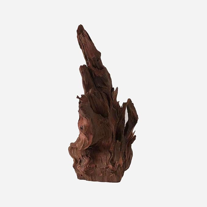 Natural Driftwood for Aquarium Decor, L12.99×W6.3×H16.54 Inches Large Drift Wood Decorations for Reptile Hide, Fish Tank, Optional Shapes