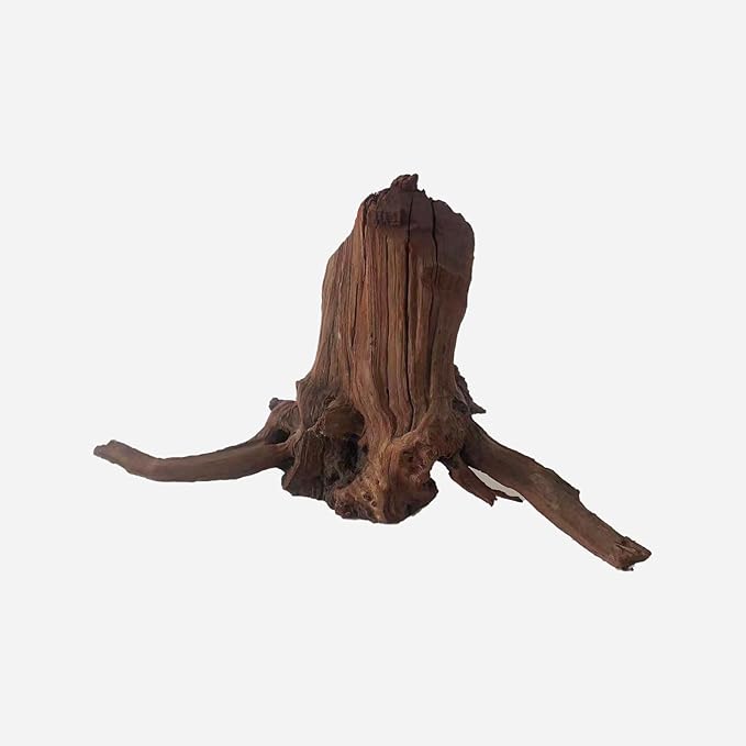 Natural Driftwood for Aquarium Decor, L20.08×W7.48×H12.99 Inches Large Drift Wood Decorations for Reptile Hide, Fish Tank, Optional Shapes