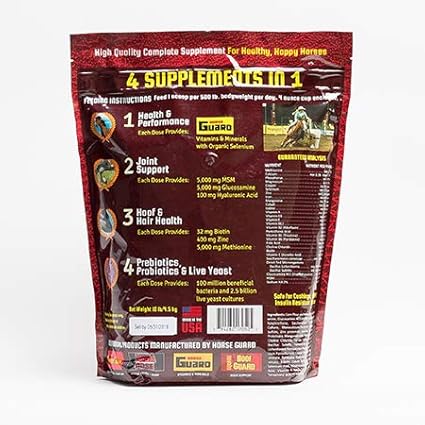 Horse Guard Trifecta 10 lb, 4 Equine Vitamin Minerals in 1 Complete Supplement