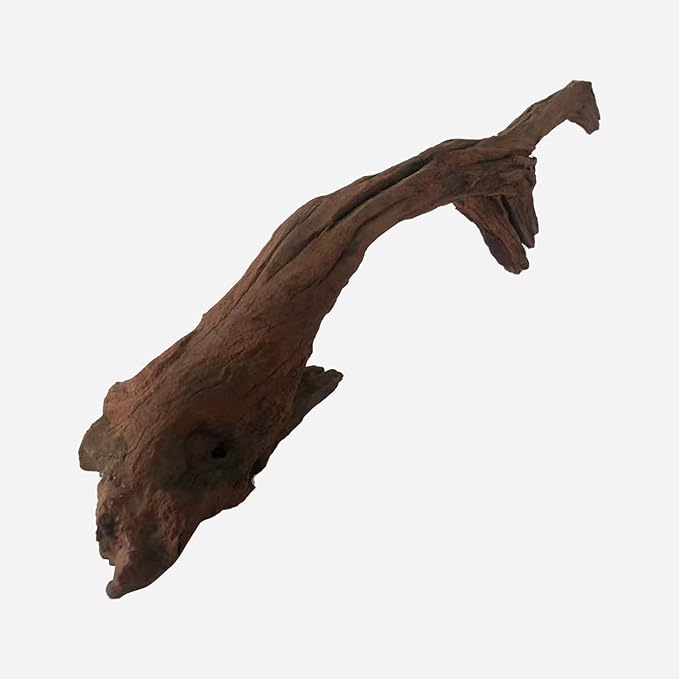 Natural Driftwood for Aquarium Decor, L27.56×W4.72×H6.69 Inches Large Drift Wood Decorations for Reptile Hide, Fish Tank, Optional Shapes
