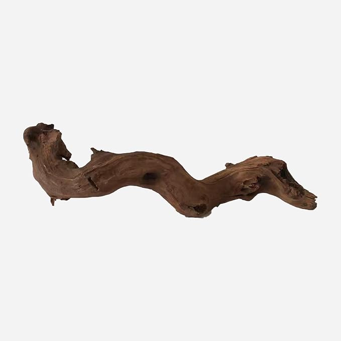 Natural Driftwood for Aquarium Decor, L24.02×W9.45×H7.09 Inches Large Drift Wood Decorations for Reptile Hide, Fish Tank, Optional Shapes