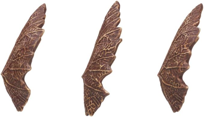 Plecoceramics Aquarium Ceramic Decorations Cave Betta Stone Decor - Aquarium Fish Tank Hideway Decor for breeding Cichlids Plecos Betta Toys Hideout (Leaves)