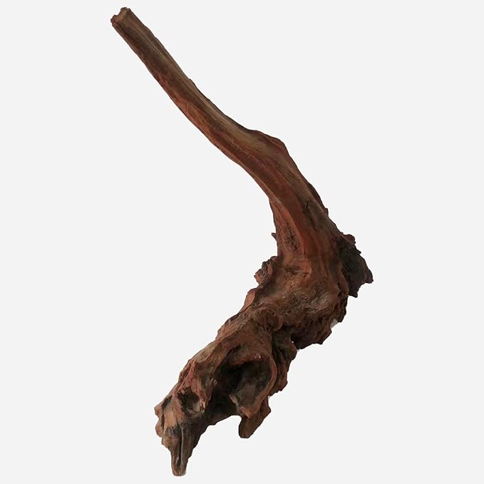 Natural Driftwood for Aquarium Decor, L14.96×W5.51×H14.57 Inches Large Drift Wood Decorations for Reptile Hide, Fish Tank, Optional Shapes