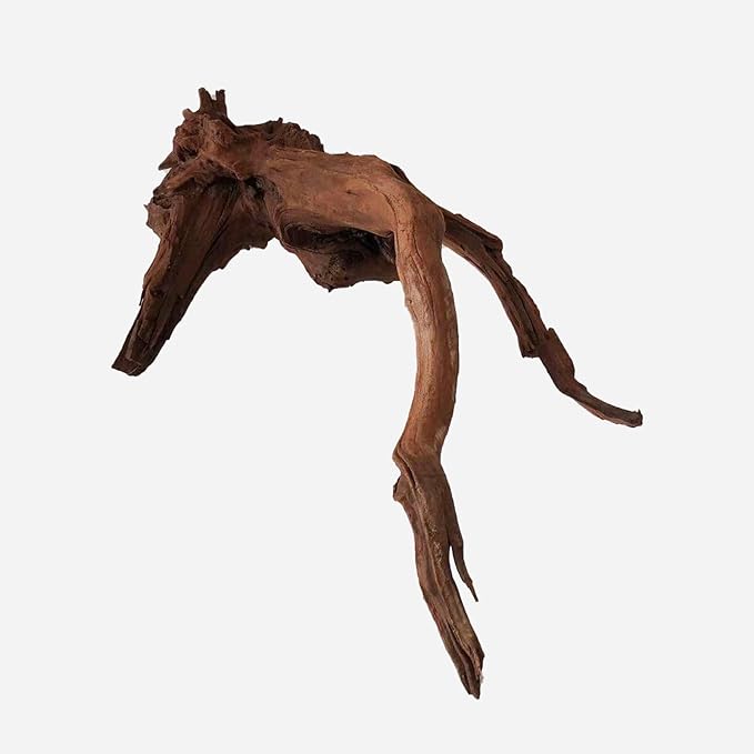 Natural Driftwood for Aquarium Decor, L24.41×W14.57×H7.87 Inches Large Drift Wood Decorations for Reptile Hide, Fish Tank, Optional Shapes