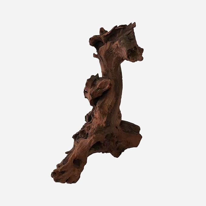 Natural Driftwood for Aquarium Decor, L14.57×W11.81×H14.57 Inches Large Drift Wood Decorations for Reptile Hide, Fish Tank, Optional Shapes