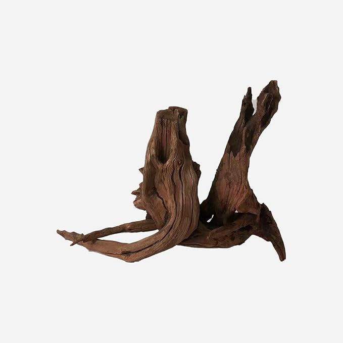 Natural Driftwood for Aquarium Decor, L20.87×W11.42×H14.17 Inches Large Drift Wood Decorations for Reptile Hide, Fish Tank, Optional Shapes