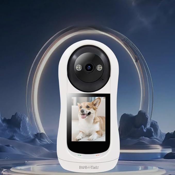 Pet Camera with 2-Way Audio, 5MP Lens, Motion Tracking, 360° Vision, Human Detection
