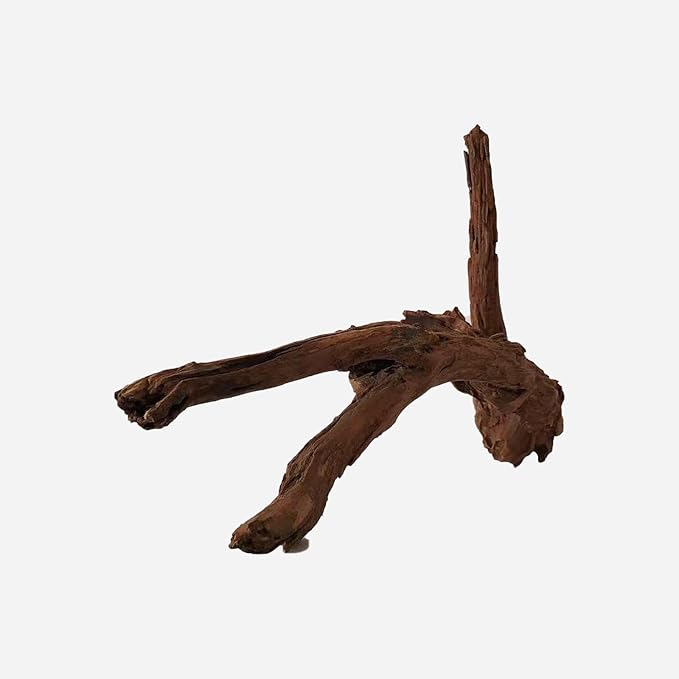 Natural Driftwood for Aquarium Decor, L21.26×W3.94×H11.81 Inches Large Drift Wood Decorations for Reptile Hide, Fish Tank, Optional Shapes