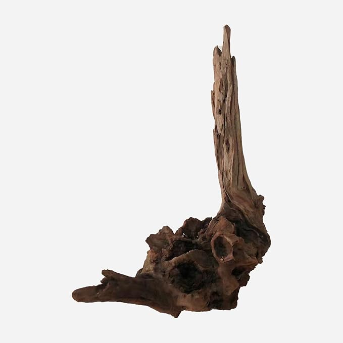 Natural Driftwood for Aquarium Decor, L13.39×W7.48×H15.75 Inches Large Drift Wood Decorations for Reptile Hide, Fish Tank, Optional Shapes