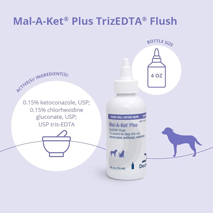 Plus TrizEDTA Flush for Cats and Dogs, 4 oz