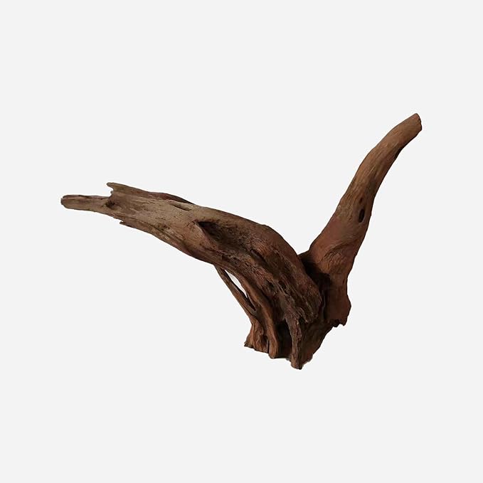 Natural Driftwood for Aquarium Decor, L24.02×W5.51×H16.14 Inches Large Drift Wood Decorations for Reptile Hide, Fish Tank, Optional Shapes