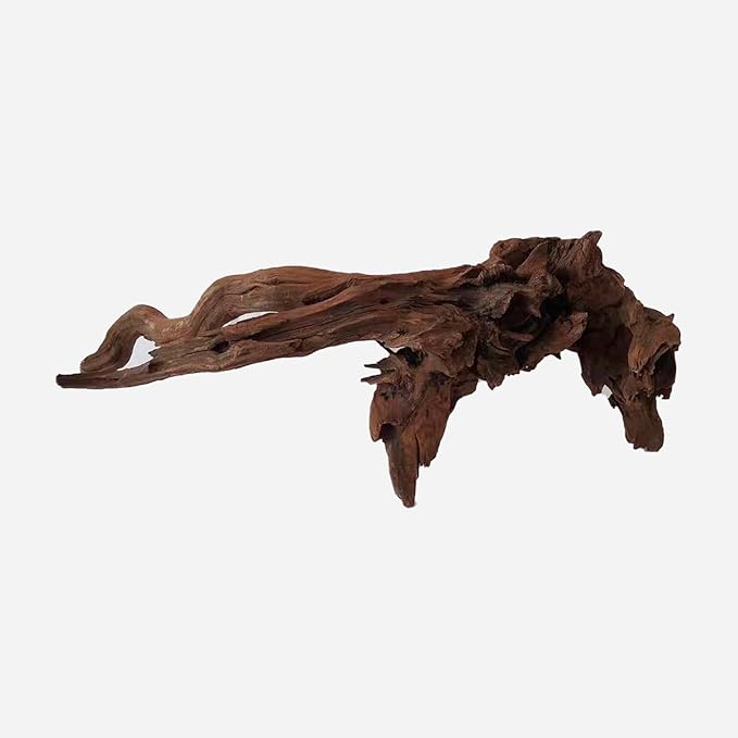 Natural Driftwood for Aquarium Decor, L24.41×W14.57×H7.87 Inches Large Drift Wood Decorations for Reptile Hide, Fish Tank, Optional Shapes