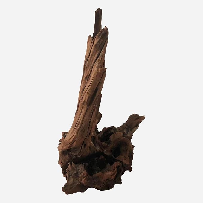 Natural Driftwood for Aquarium Decor, L13.39×W7.48×H15.75 Inches Large Drift Wood Decorations for Reptile Hide, Fish Tank, Optional Shapes